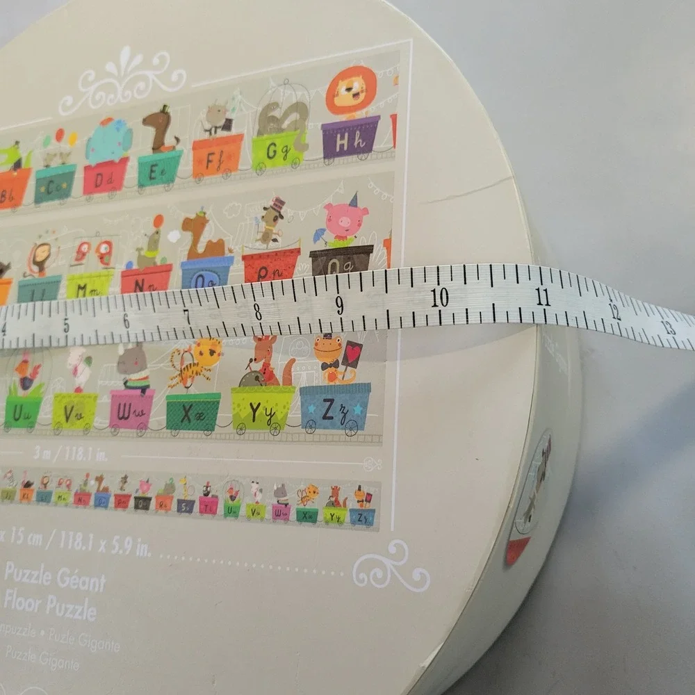 Janod Sigrid Martinez Alphabet Train Floor Puzzle Giant 3m Animal ABC J02928